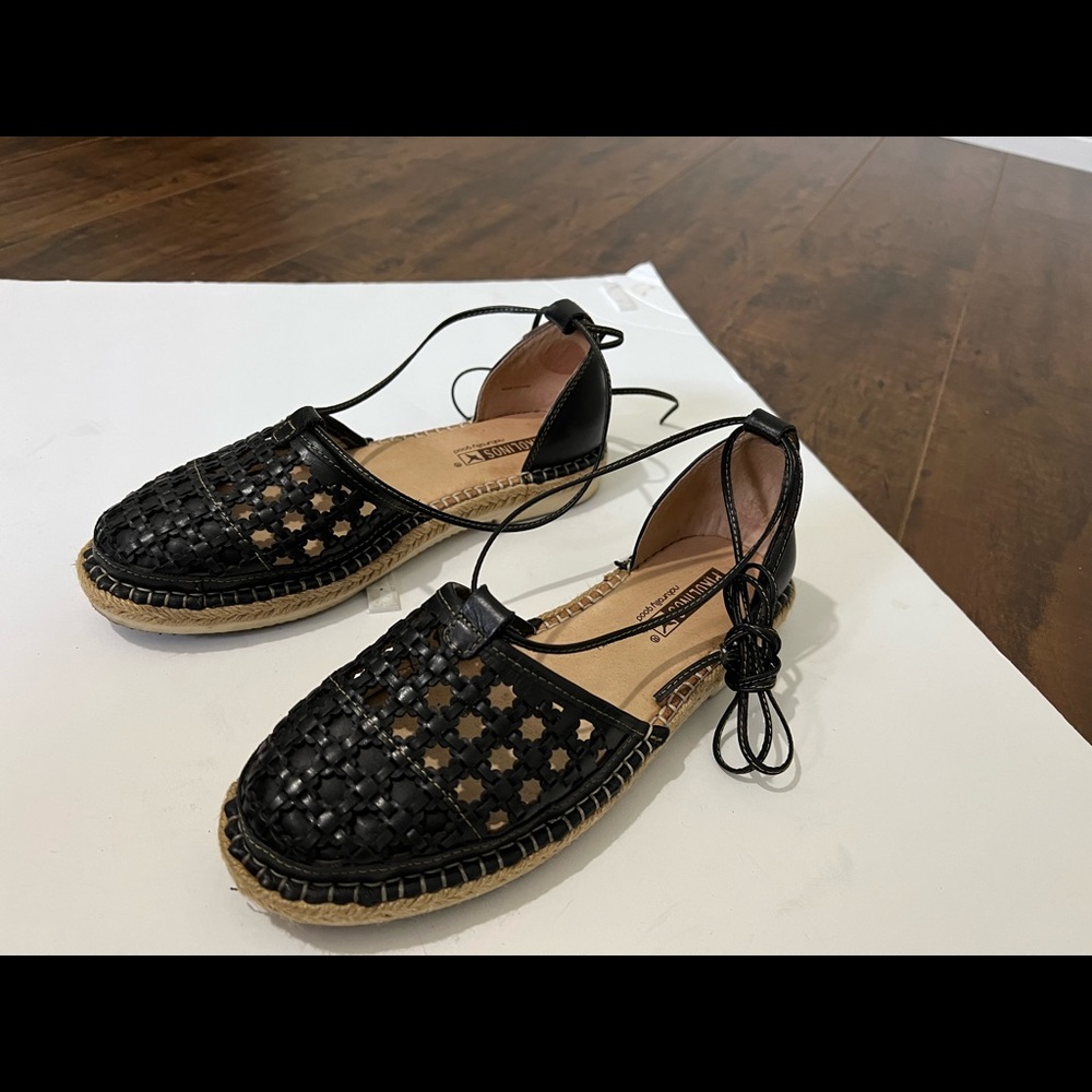Lace up sandals